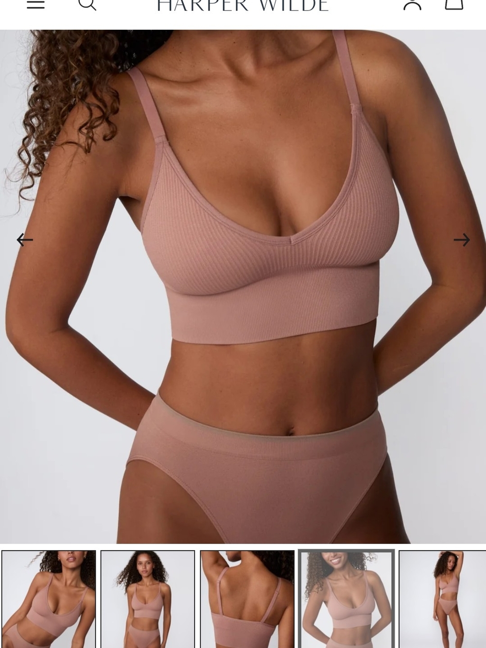 Seamless Ribbed Bralette